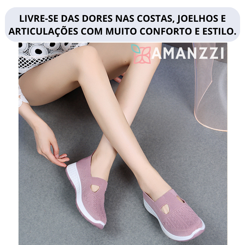 Tênis Ortopédico ConfortFlex - Ultra Leve e Macio 1 Tênis Ortopédico ConfortFlex - Ultra Leve e Macio