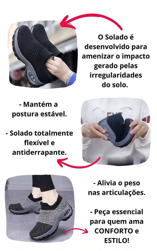Tênis Air Confort Ortopédico 3 Benifícios do Tênis Air Confort Ortopédico