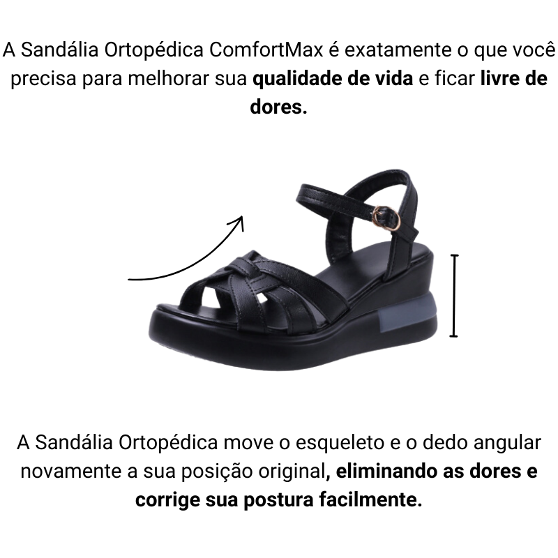 Sandália Ortopédica ConfortMax
