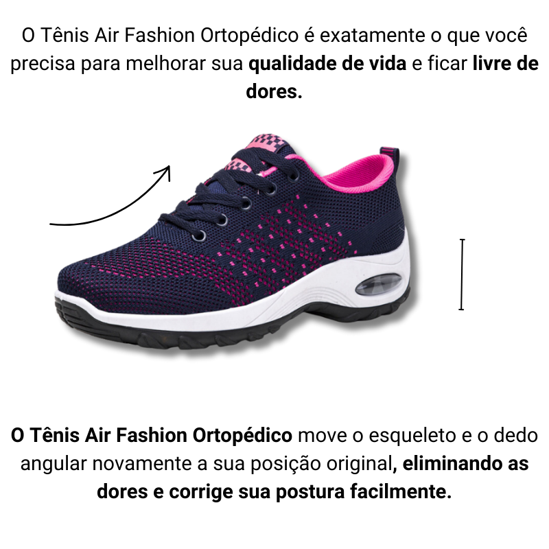 Tênis Air Fashion Ortopédico 4 Tênis Ortopédico Air Fashion