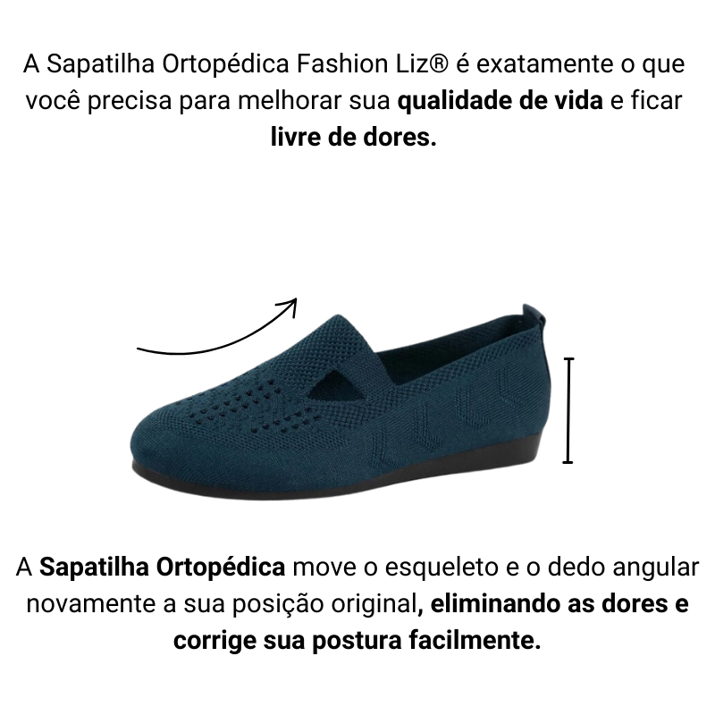 Sapatilha Ortopédica Fashion Liz® 4 Sapatilha Ortopédica Fashion Liz