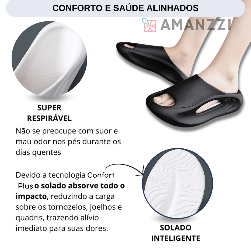 Chinelo nuvem ortopédico FoxDUO 7 Chinelo Nuvem Ortopédico FozDUO