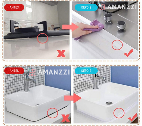 Fita de Vedação Impermeável - VedaTudo™ (3.2 Metros) 3 Fita de Vedação Impermeável - VedaTudo™