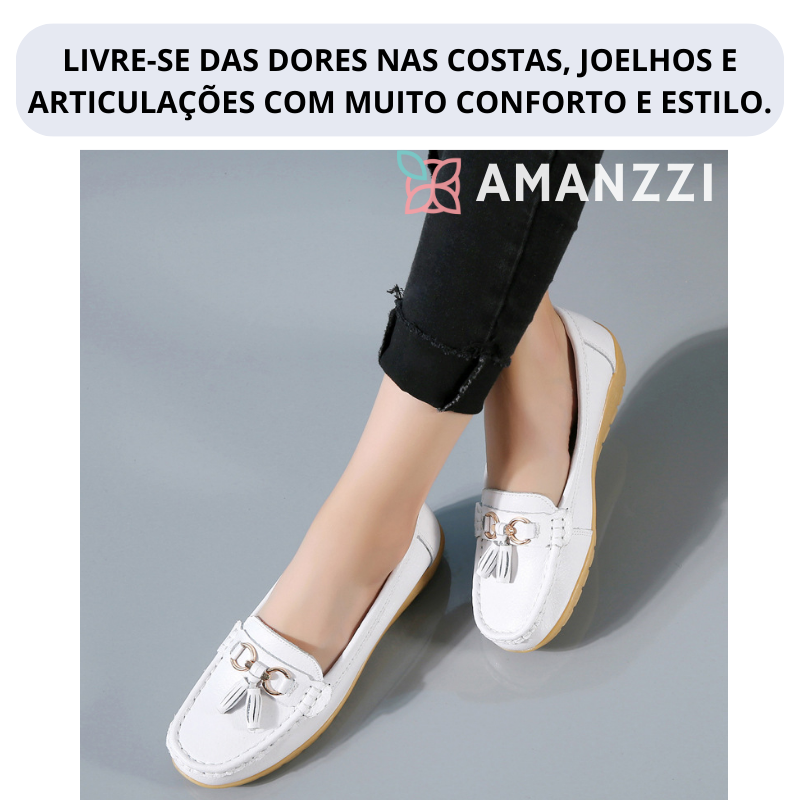 Sapato Mocassim Ortopédica