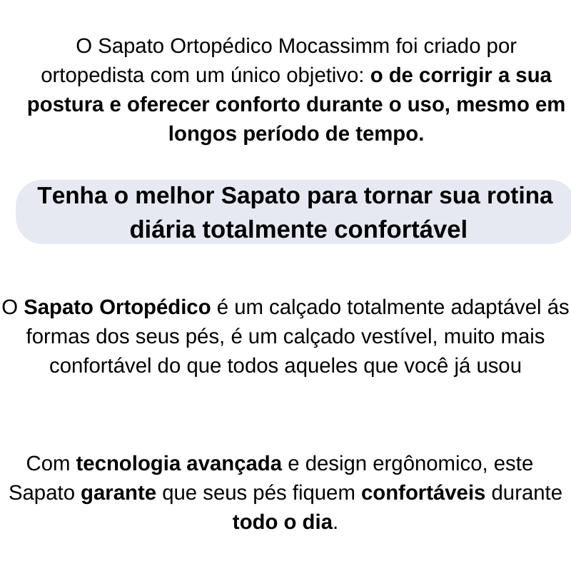 Benefícios do Sapato Ortopédico Mocassim