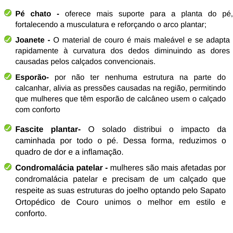 Sapato Mocassim Ortopédico Couro Legítimo - Alinne 9 Benefícios do Sapato Ortopédico Mocassim