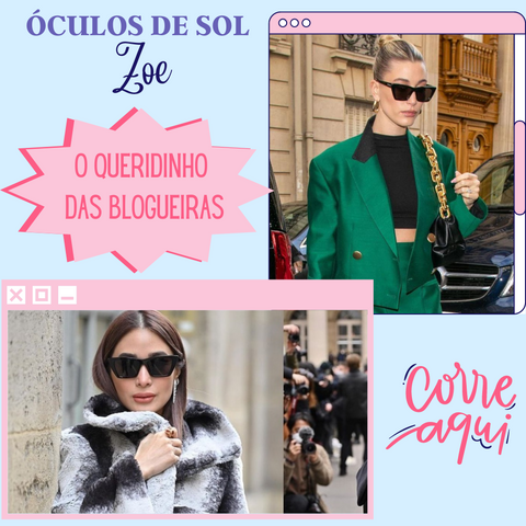 Óculos de Sol Feminino Quadrado Zoe 1 Óculos de Sol Feminino Quadrado Zoe