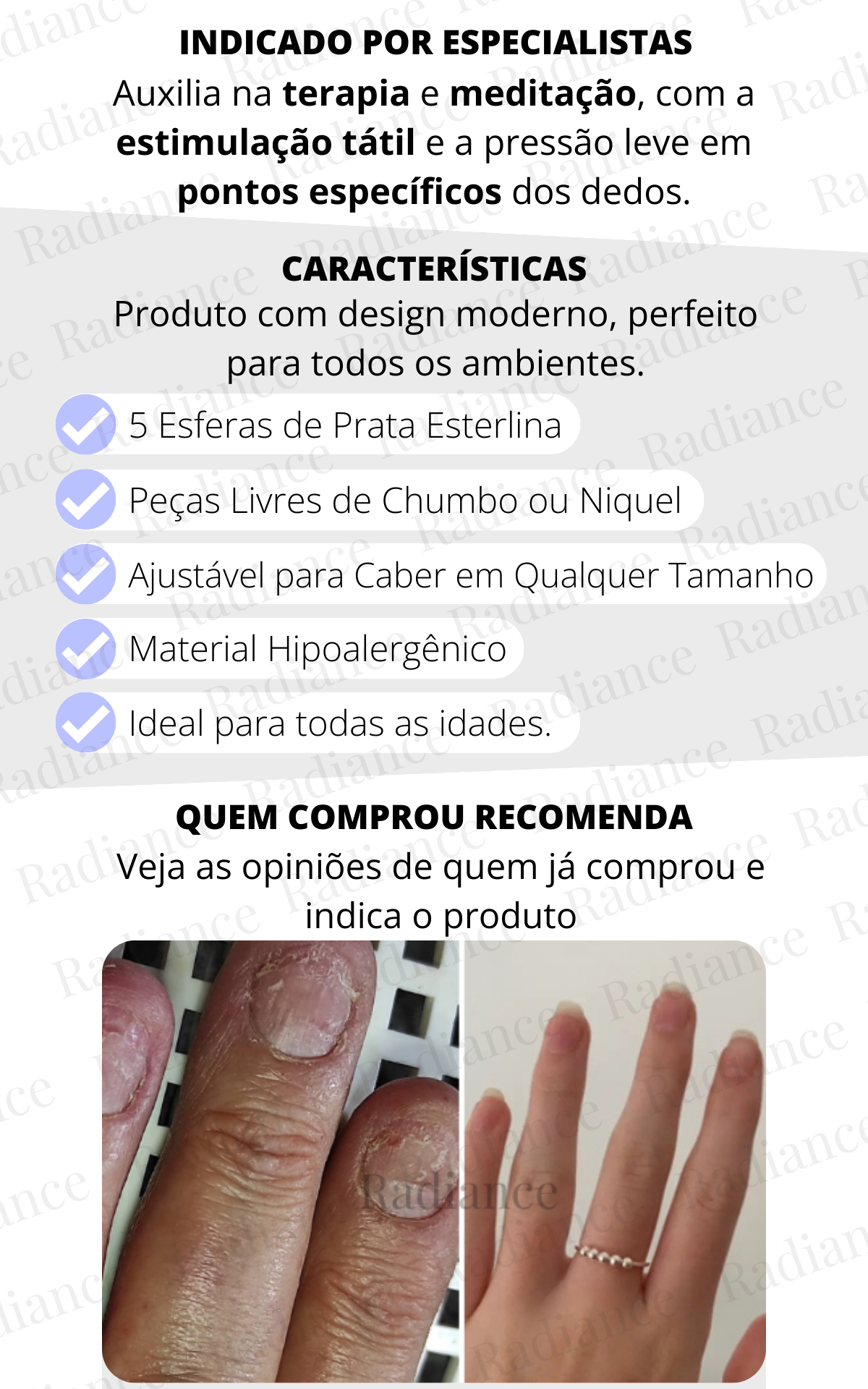 Anel de Alívio da Ansiedade Ajustável - (Compre 1 Leve 2) 4 Anel de Alívio da Ansiedade Ajustável - (Compre 1 Leve 2)