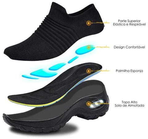 Tênis Air Confort Ortopédico 4 Tênis Air Confort Ortopédico