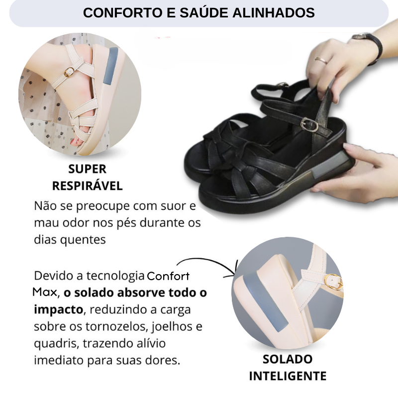Sandália Ortopédica ComfortMax