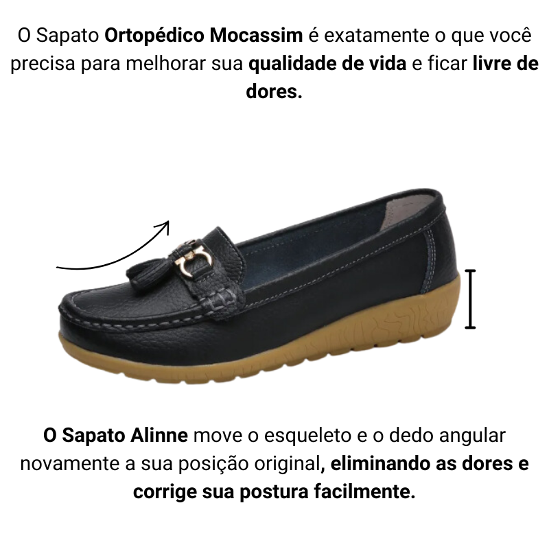 Sapato Ortopédico Mocassim