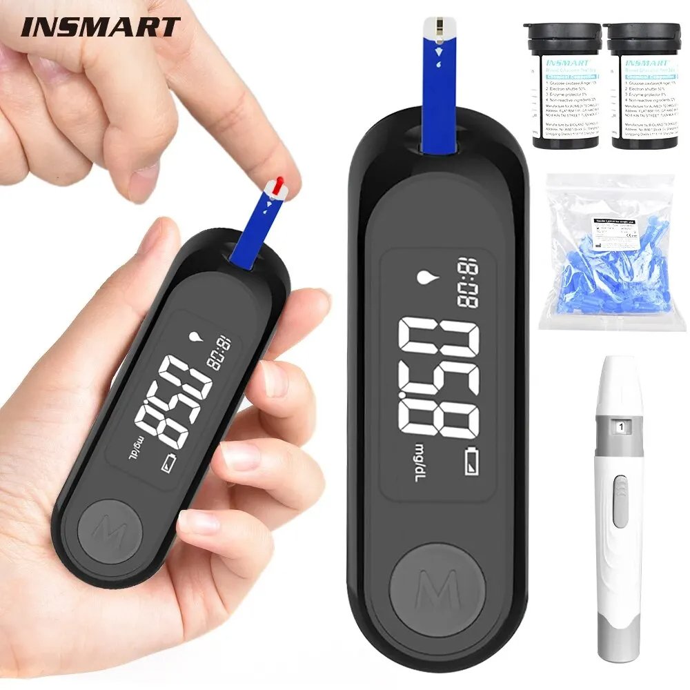 Medidor De Glicose No Sangue Diabetes Testing Kit Lancet Machine Medidor De A car Glucometer 50jpg