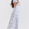 Vestido Floral Azul