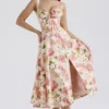 Vestido Damasco Floral