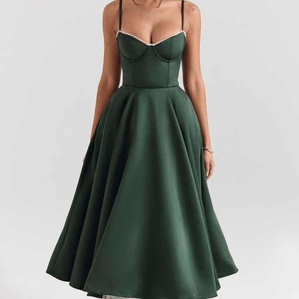 Vestido Midi Cloe Dupla Camada