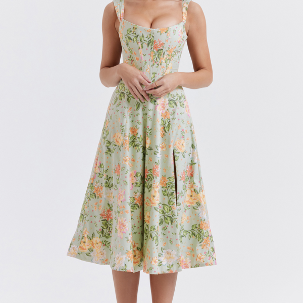 Vestido Midi Bustier Olivia