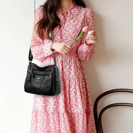 Bolsa Transversal Vintage Feminina Dafiny - Imagem 4