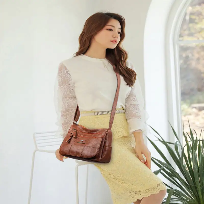 Bolsa Transversal Vintage Feminina Dafiny - Imagem 3