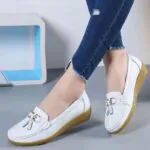 Sapato Mocassim Ortopédico Couro Legítimo - Alinne