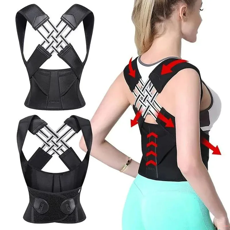 Postura ajust vel Back Brace para homens e mulheres suporte Strap evitar Spinal Dis Tortion ejpg